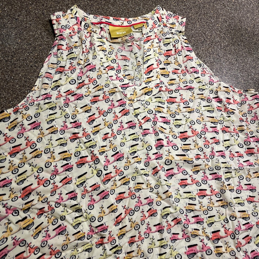 Anthropologie Maeve Scooter Tank Sz 12